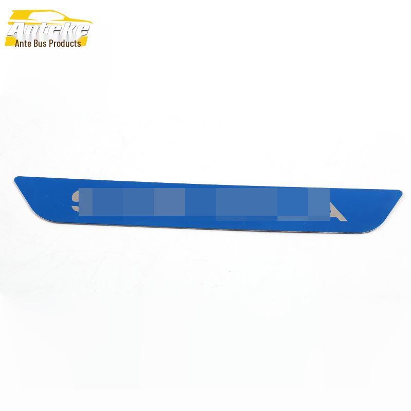 Stainless Steel Tailgate Trunk Guard for 2018 Sienna: Rear Plate Sequin Protection Accessory