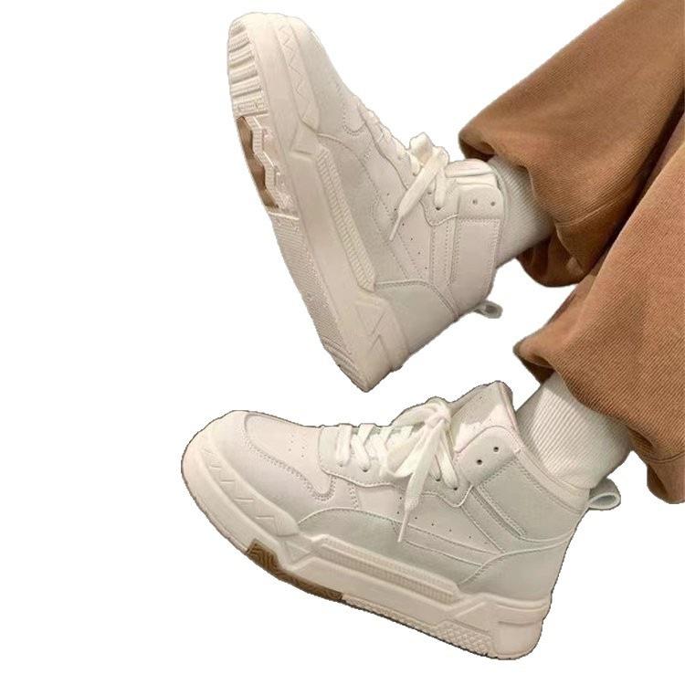 Herbst neue High-Top-Sportschuhe Nische Original dicke Sohle Schuhe College-Stil Lässig