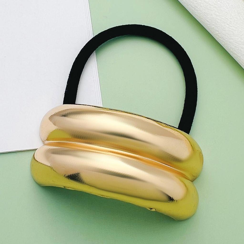 Metallic Braided Hair Ties: Fashionable Ponytail Bands