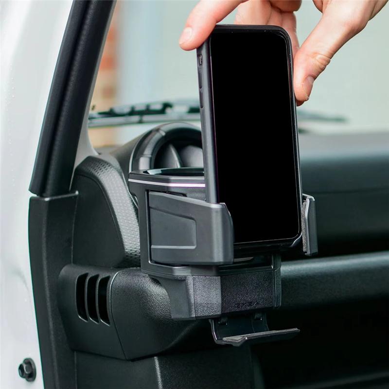 L10A Car Front Cup Handle Drink Phone Holder Organizer Storgae For Suzuki Jimny JB64/JB74 2018 -