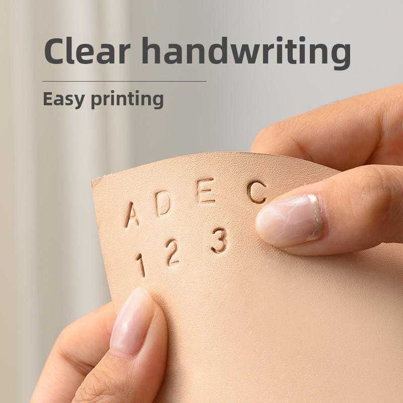 37Pcs Set Metal Alphabet Number Leather Stamp Hand Engraving Tool Kit DIY Set Professional Leather Embossed Tools Pottery Tool