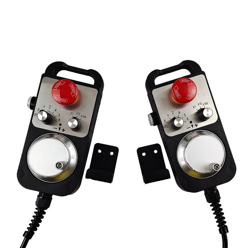 A84X-Handrad-Typ Universelles CNC MPG Pendant Handrad 100 Impulse 5V & Not-Aus CNC-Fräser Handrad