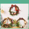 Stunning Christmas Decoration Bow Pinecone Lemon Red Berry Wreath Home Decor