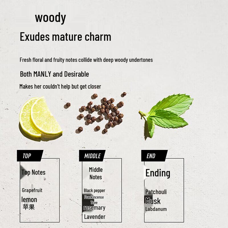 Adidas Men's 3-in-1 Shower Gel - Passion Woody Scent