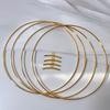 5Pcs Dream Catcher Open Circle Ring Wreath Macrame Hoop Ring for Making Wedding Decors, Wall Hanging Crafts Easy to Use