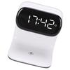 Digital Alarm Clock with Wireless Fast Charging Station 15W Touch Smart Lamp 3 Colors Nightlight for Living Room Bedside