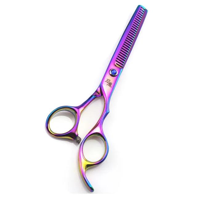 Fnlune Professional 6.0 Inch Hairdressing Scissors Hairdressing Scissors Thin Shear Flat Shears Hairdressing Salon Hairstylist