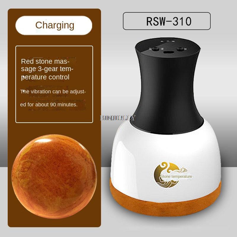 Electric Sauna Stone Gua Sha Massager Chinese Therapy Machine Anti Cellulite Body Vibrator Heating Spa Sauna Relaxation Device