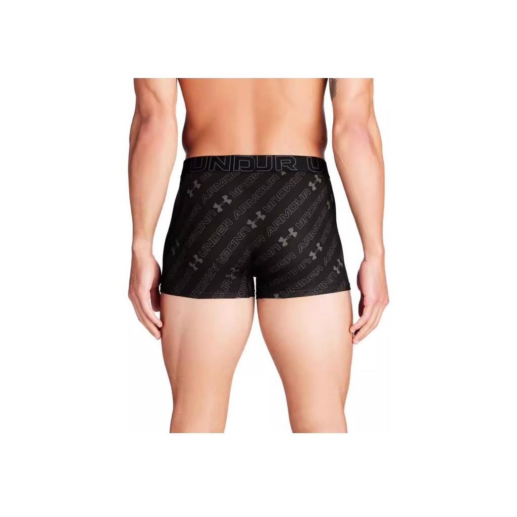 Under Armour Pružné pánské boxerky s potiskem písmen, tříbalení 1387428-001