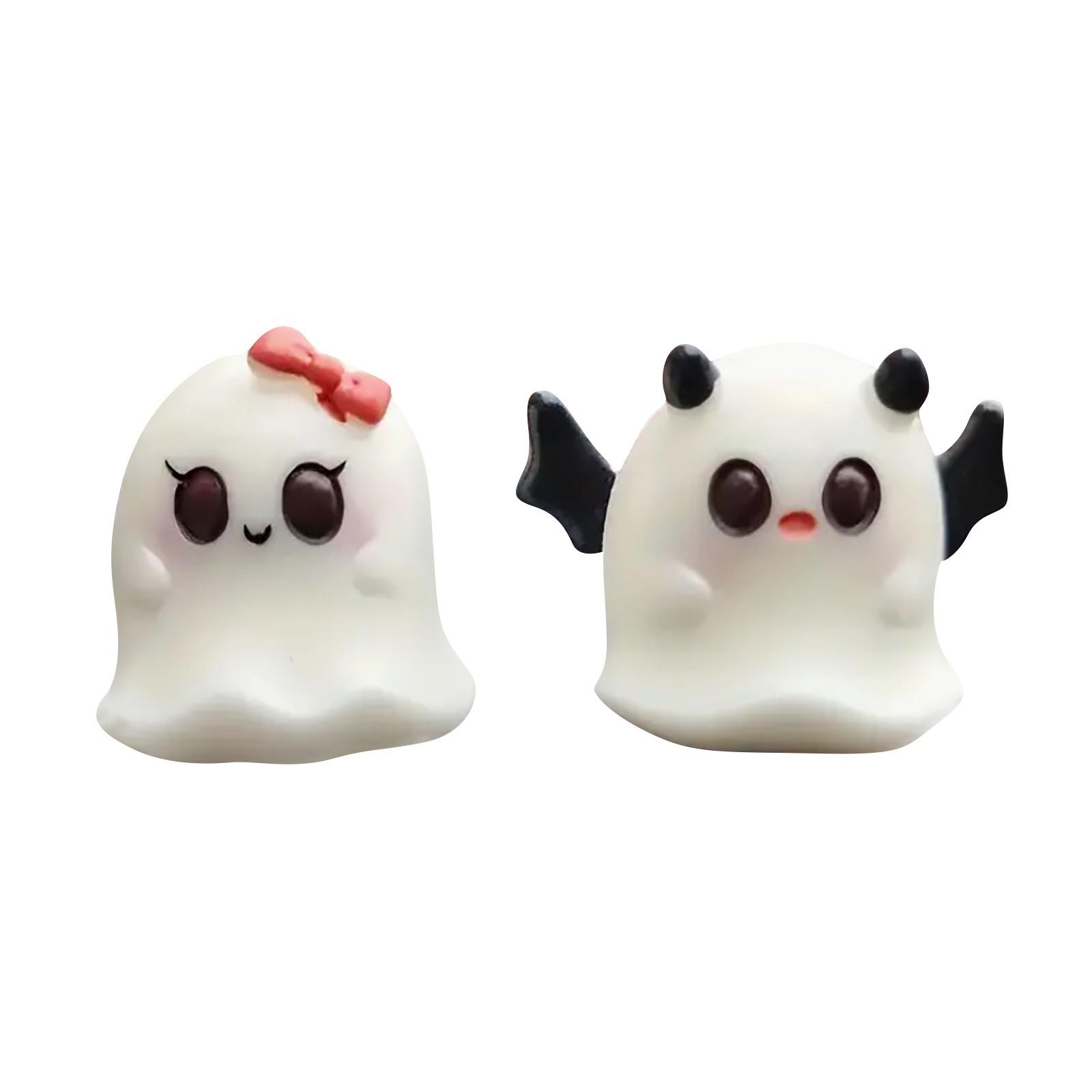 

Милые безделушки в виде привидений на Хэллоуин, поделки из смолы, интерьеры автомобилей, милый декор для подарков влюбленным One Size