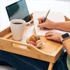 Bed Table Tray With Folding Legs Wood Bed Trays Laptop Holders Breakfast Tray For Eating Beds Tables For Eat On Couch Working