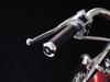 Hurricane American Grip Ends for P1 Handlebars Steel Bar Ends for Handlebars (HA7411C) - Silver, Chrome-Plated 1-Inch