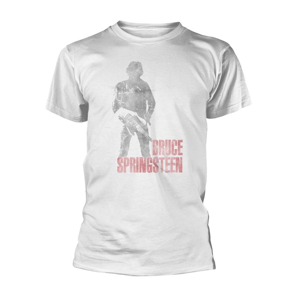 Men s Bruce Springsteen Hologram T-shirt X-Large White L