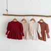 Puffärmelpullover im koreanischen Stil für Mädchen, 0-5 Jahre, Herbstmode, Strickoberteil AY636