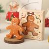 Gingerbread Man Aromatherapy Candle – Christmas Cartoon Fragrance Ornament and Small Gift