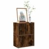 VidaXL Bookcase Smoked Oak 40x24x52 Cm Engineered Wood, Bookshelf, Storage Rack, Book Holder, 860359