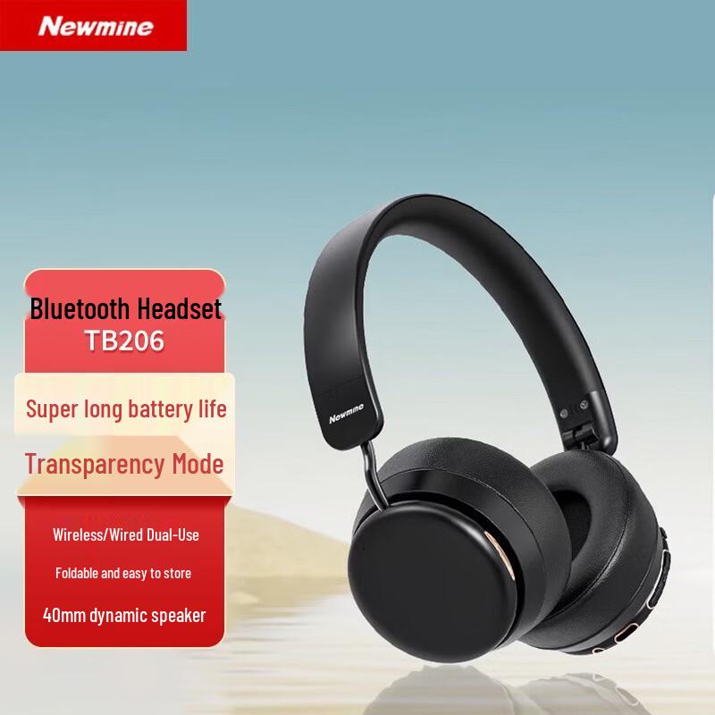Newmine TB206 Over-Ear Headphones