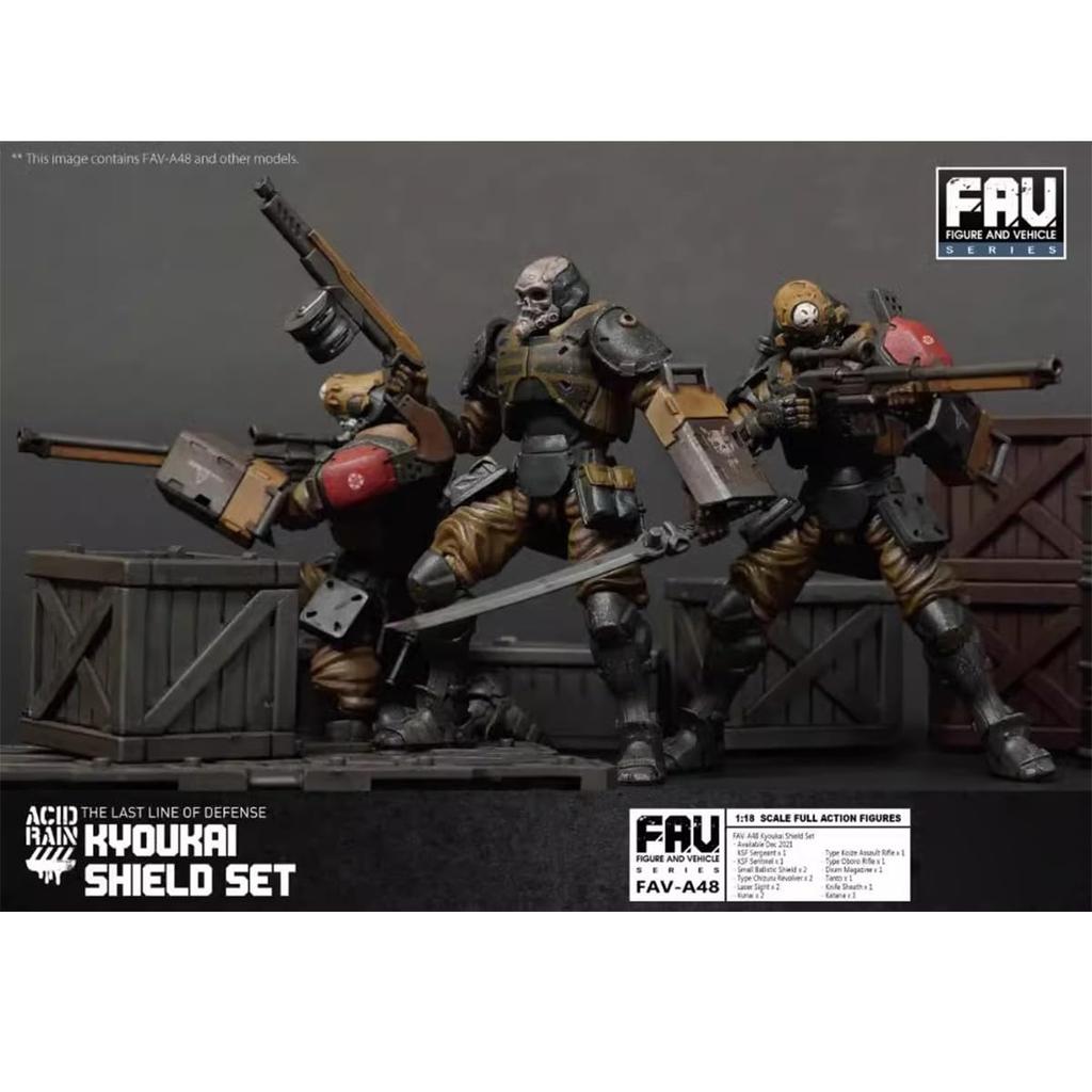 HiPlay TOY ALLIANCE 1/18 Scale ACID RAIN FAV-A48 Boundary Shield Set, Movable Figure, Painted and Finished