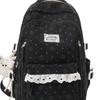 Schoolbag New Backpack Female Korean Version Ins Literary Small Fresh Wind Junior High School Student Backpack Large Capacity Casual Backpack