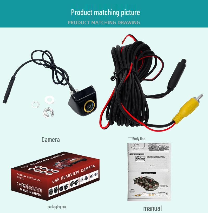Golden Lens 1080P Korean Style Rear View Camera with Full HD Night Vision