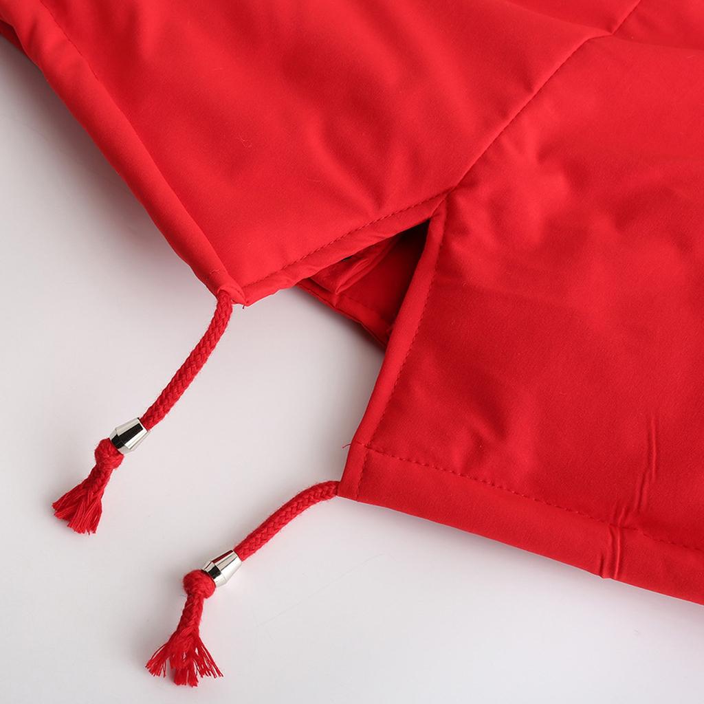 Women Mid-length Hooded Winter Warm Plus Fleece Coat Plus Cotton Padded Coat