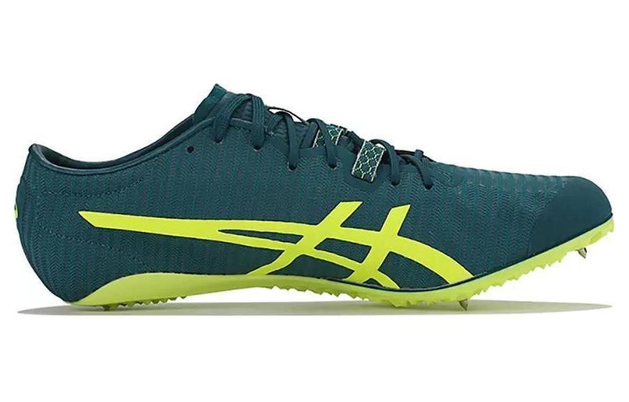 Asics SonicSprint Elite2 Cushioning, Wear Resistant Low Top Running Shoes Unisex Green Yellow 1093A031-300