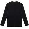 Emporio Armani FW21 Color Block Logo Letter Print Round Neck Long Sleeve T-Shirt Men Tops Black 8N1TN8-1JPZZ-0022