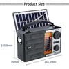 Portable Multi-function Radio FM AM SW Rechargeable USB TF Play Outdoor Solar Wireless Speaker Bluetooth