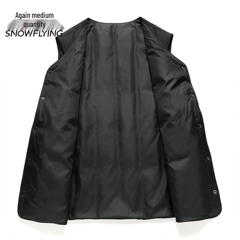 SNOWFLYING Men's V-Neck Lightweight Down Puffer Vest