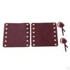 7/8 inch to 1 PU Leather Motorcycle Hand Grips Cover Handlebar for Bobber Chopper -Rennfahrer