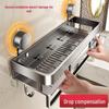Bai Han Punch-Free Suction Cup Bathroom Corner Shelf
