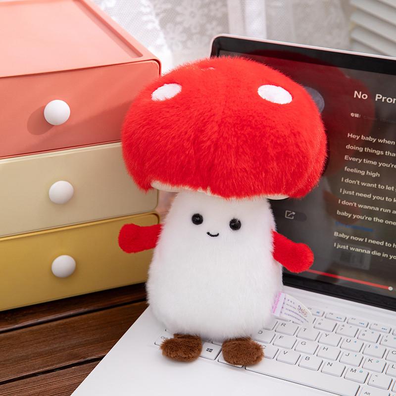 Creative Luminous Mushroom Plush Toy For Children And Bedtime Comfort