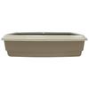 Bac a litiere avec rebord + Pelle - AIME - Pour chat - Taupe - 44 x 34 x 11 cm