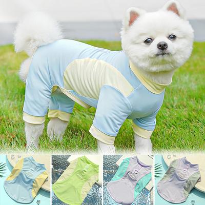 XL-7XL Golden Retriever French Bulldog Clothes Summer Breathable Soft Pet Clothes For Medium and Large Dogs