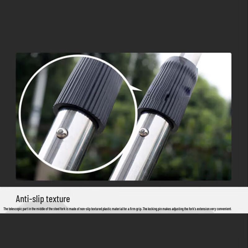 Retractable Anti-Riot Steel Fork