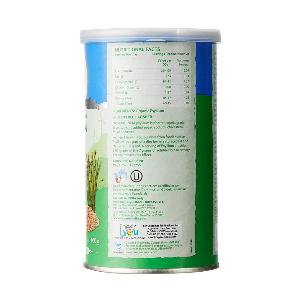 Psyllium (100 g), Psyllium Husk, organická Indie