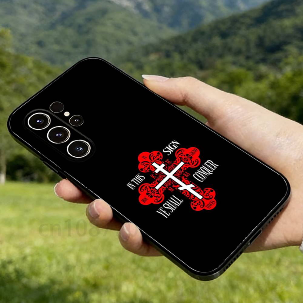 

Orthodox Cross Icon Phone Case For Samsung GalaxyA53,51,72,73,31,30,42 Soft Silicone Phone Protective Case 8 Samsung A 21 A21S