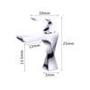 New Bathroom Basin Faucet Deck Mounted Black Chrome Gold Luxury Sink Tap Single Hole Water Tap Hot and Cold Basin Mixer Brushed