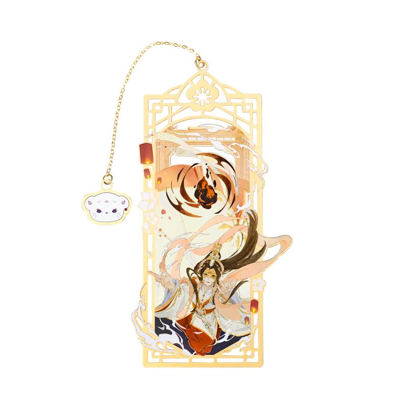 Anime Tian Guan Ci Fu Hua Cheng Xie Lian TGCF Cosplay Birthday Bookmarks Souvenir Tassels Pendant Decor Collection Cosplay Gift