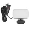 LED Fill Lights Clip On Type 360 Degrees  Rotatable 10 Levels Adjustable Lamp for Video Conference