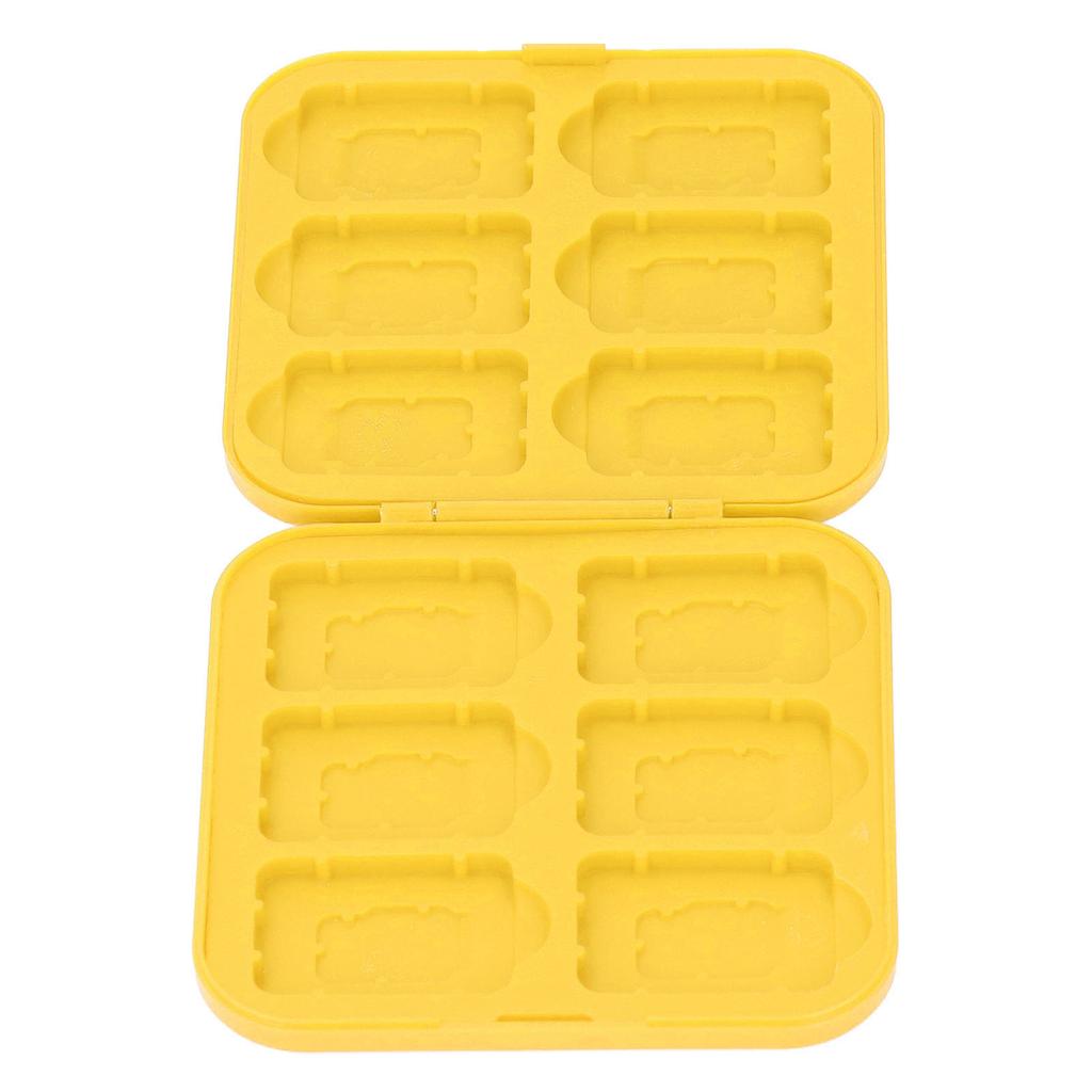 12 in 1 Game Card Case for Switch 12 Cartridge Slots Silicon Game Card Holder Storage Case for Storage Card SDHC Memory