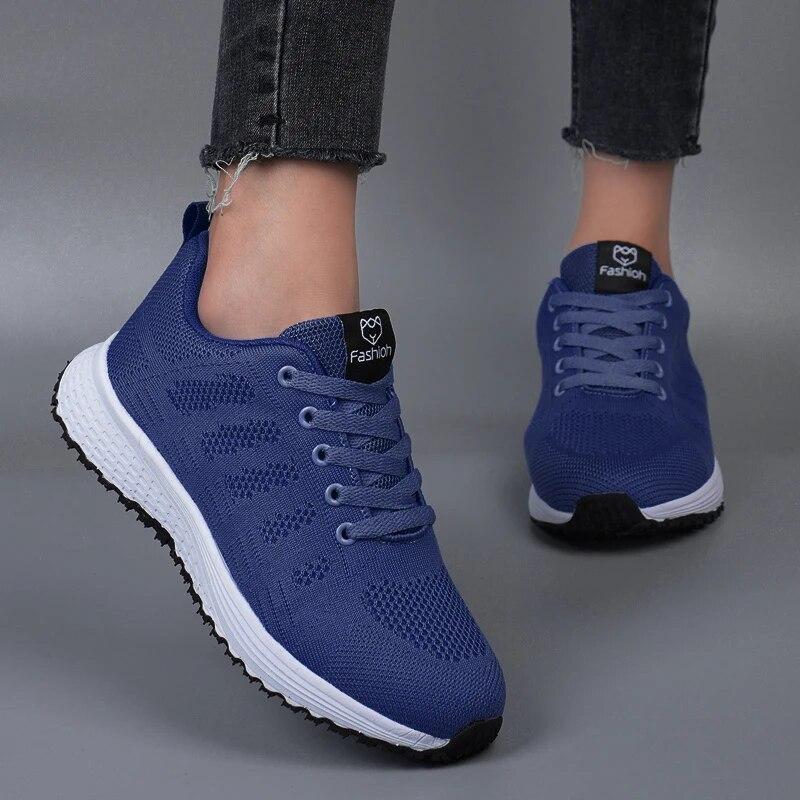 Fashion Women Breathable Sports Shoes for Women 2025 Casual Tennis Shoes Walking Mesh Running sandals Platform Sneakers Female Footwear