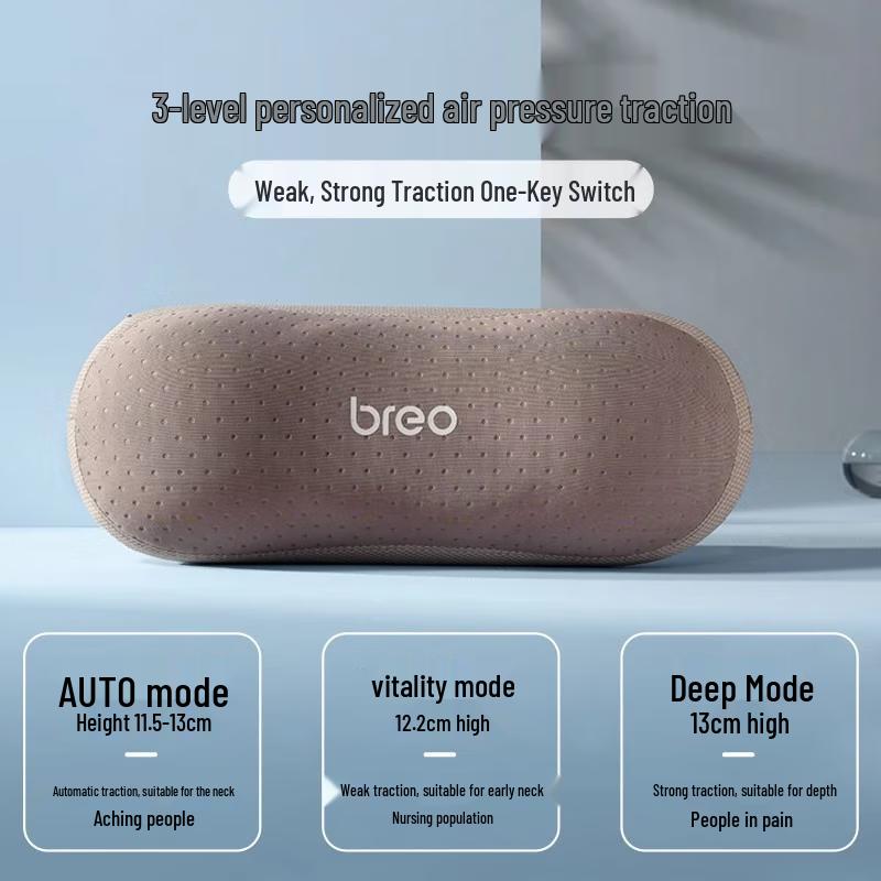 Breo Cervical Traction Massage Pillow CN Plug (adapter Included)