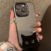 Cute Black Cat Pattern Electroplate IMD Phone Case For  Mi 14 13 12 13T 14T Pro 11 Lite 5G Poco F6 X5 X6 M6 Pro 4G Cover