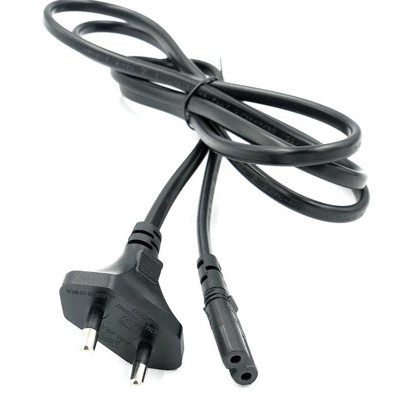 ISI Certified 16A Indian Three-Pin Power Cord with 90° L-Shaped C13 Tail, BIS Standard AC Plug.