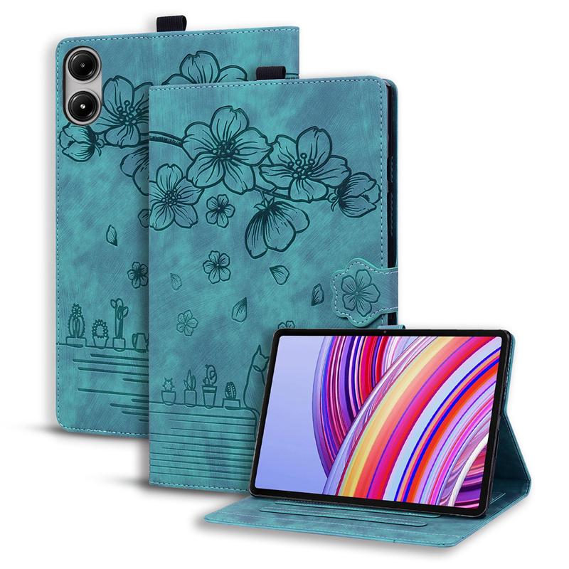 For Xiaomi Redmi Pad 2 Pro Case 12.1" Embossed PU Leather TPU Inner Stand Wallet Cover For Redmi Pad 2 Pro 12.1 inch 2025 Case