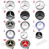 4PCS 60/75MM Car Hub Center Cover for Mercedes Benz AMG W203 W206 W220 W205 W211 Car Wheel Center Hub Caps Emblem Tire Rim Cove