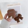 Korean-style solid color bow is suitable for AirPods Pro 1st generation protective cover, 1st generation Pro 1 Apple Bluetooth earphone case