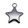 Five-Pointed Star Charms Multi Color Alloy Plain Pendants For Celestial Themed Jewelry