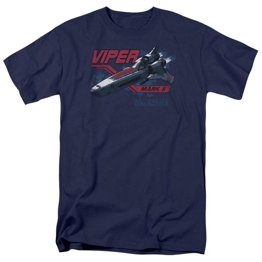 Battlestar Galactica - Viper Mark Ii - Unisex Short Sleeve Children s T-shirt - Blue 160